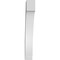 Ekena Millwork 3 1/2-in. W x 14-in. D x 26-in. H Imperial Architectural Grade PVC Knee Brace BRCP035X14X26IMP - alternate 3